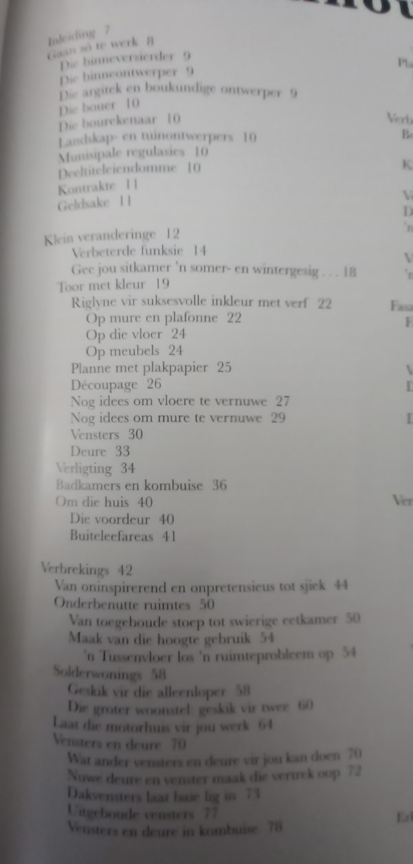 Verander verbreek en verbou - Estelle Spaarwater (1997)