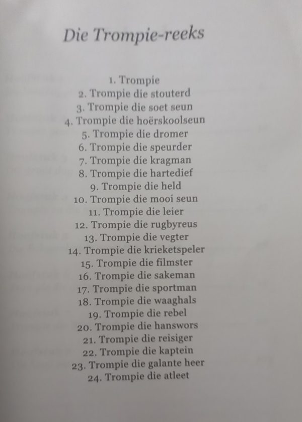 Trompie die rugbyreus - Topsy Smith (2007)