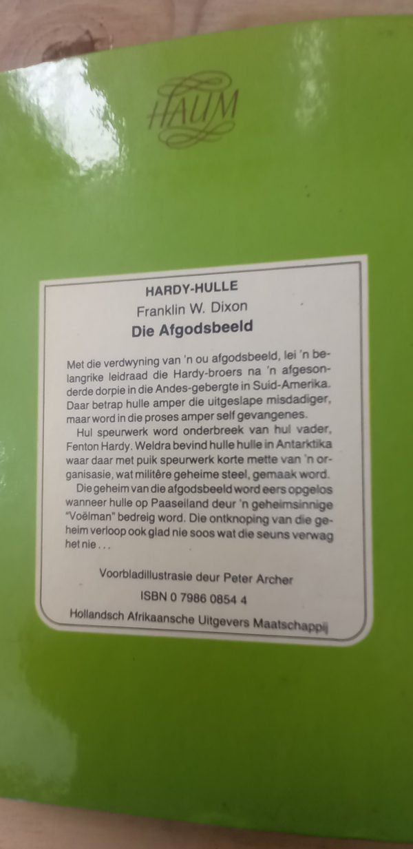 Hardy-hulle Die afgodsbeeld - Franklin W Dixon (1982)