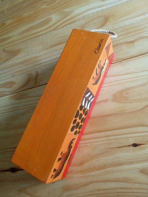 Wooden wine gift box by Elsona Studio (hand-crafted) Wooden wine gift box by Elsona Studio (hand-crafted)