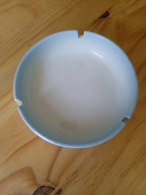 Vintage Sanlam continental china ashtray - made in South Africa