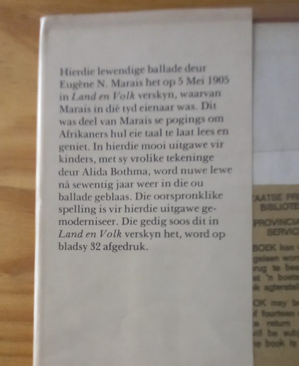 Piet van Snaar - Eugene N Marais (1977)
