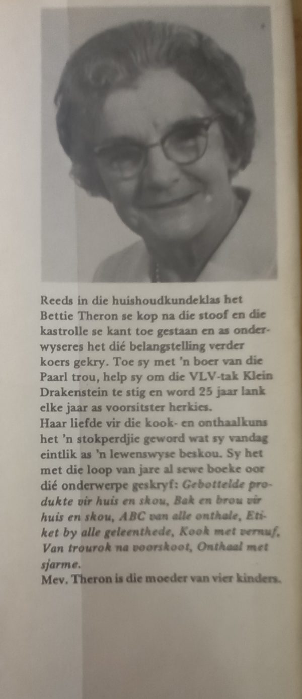 Onthaal met smaak - Bettie Theron (1979)