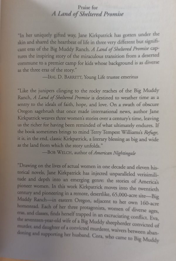 A land of sheltered promise - Jane Kirkpatrick (2005)