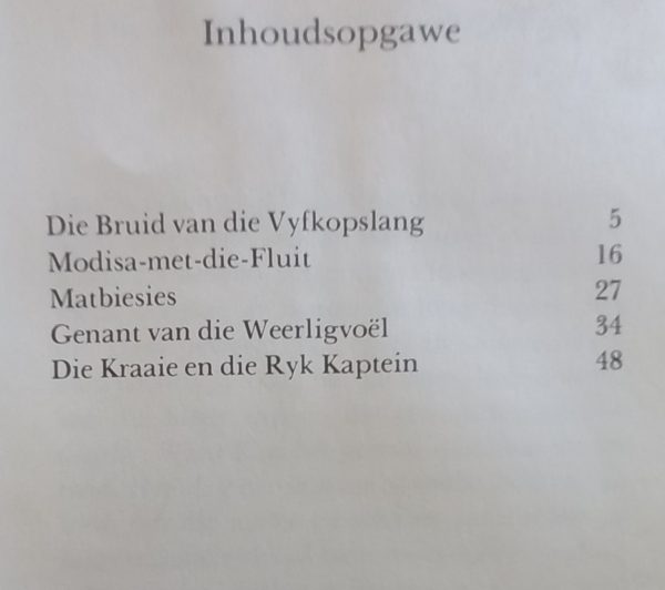 Die kraaie en die ryk kaptein en ander inheemse verhale - Marie Opperman (1977)